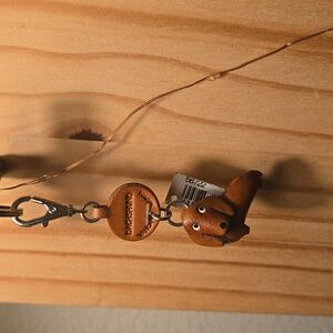 Brown Dachshund Keychain NWT